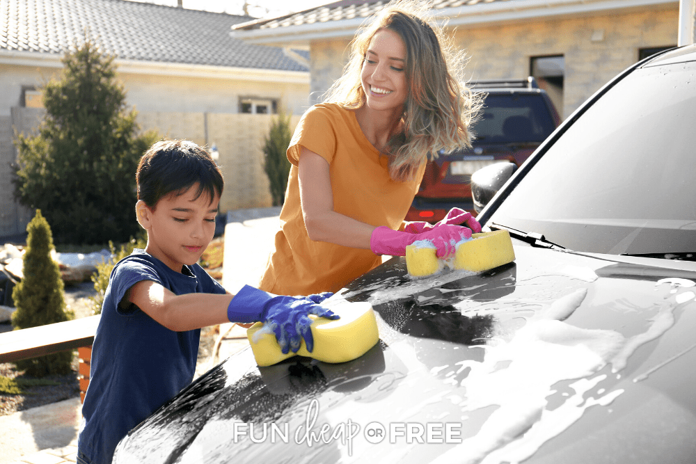 May I Wash My Car At Home? 1 word1